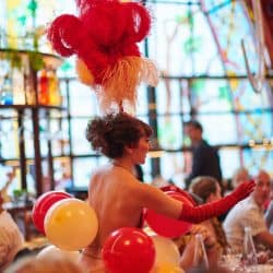 Mara de Nudée. Photo de Mattia Baldi pour Paris Burlesque Show. Restaurant Mistinguett (Paris)